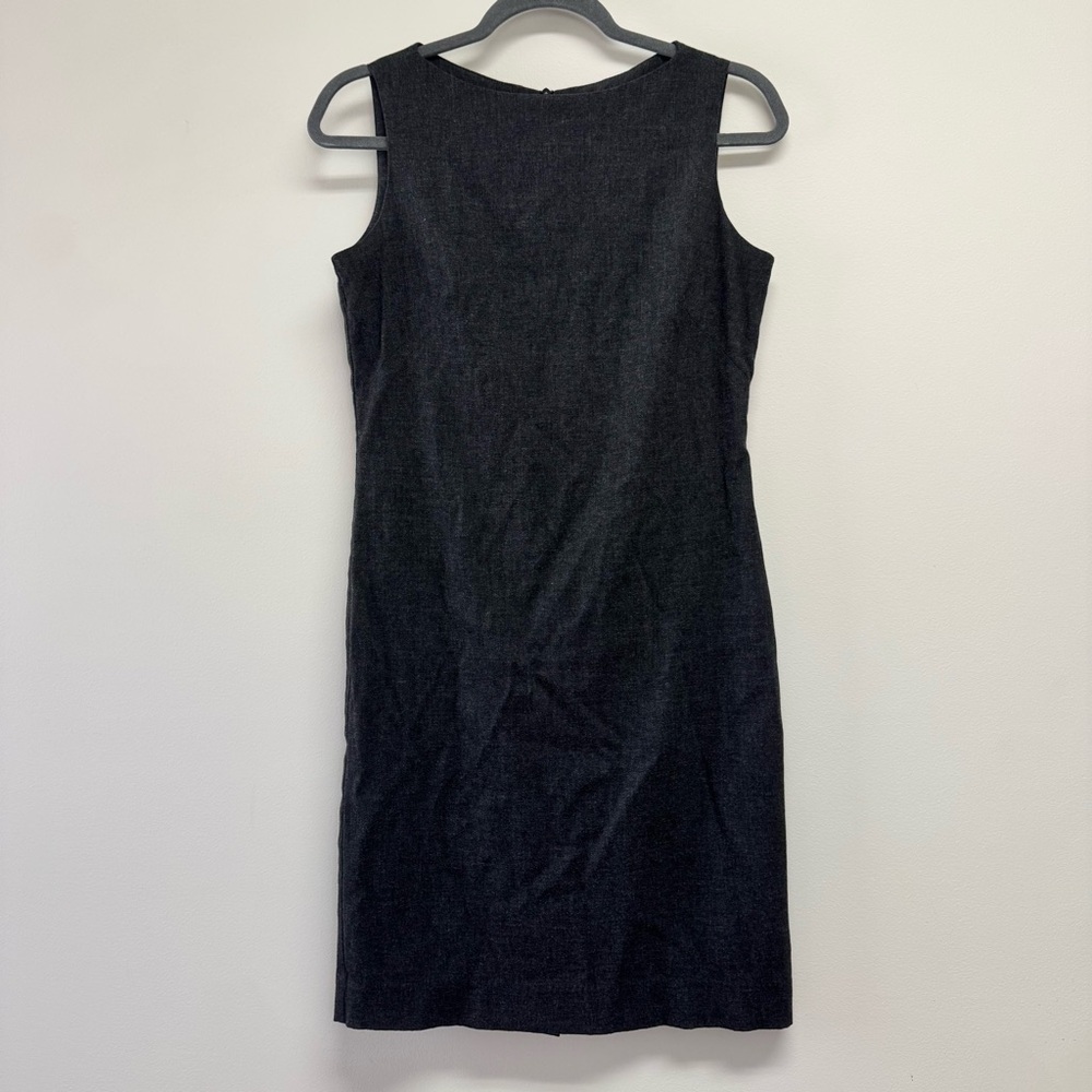 Old Navy Charcoal Sleeveless Midi Sheath Dress Size 4